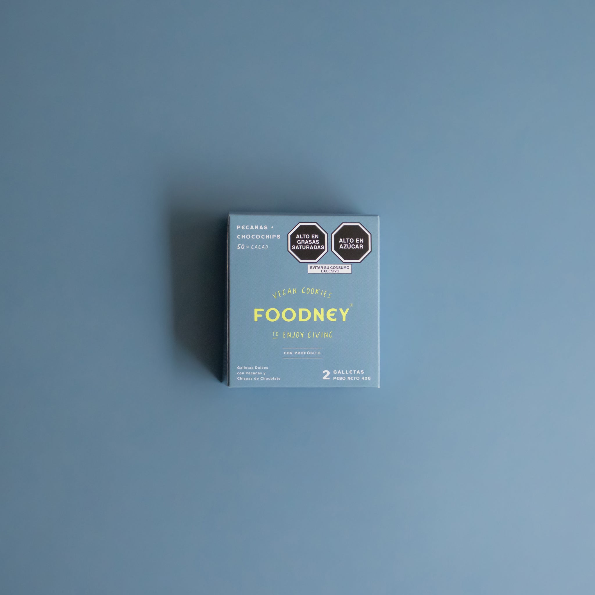 Foodney Chocochips + Pecanas x40g